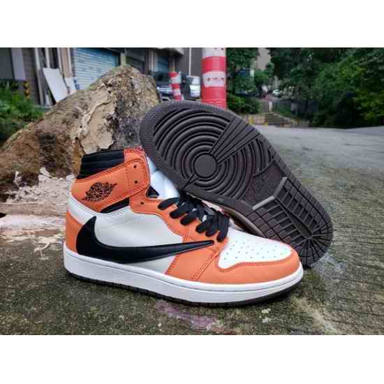 Air Jordan 1 High OG TS SP Orange Men Shoes